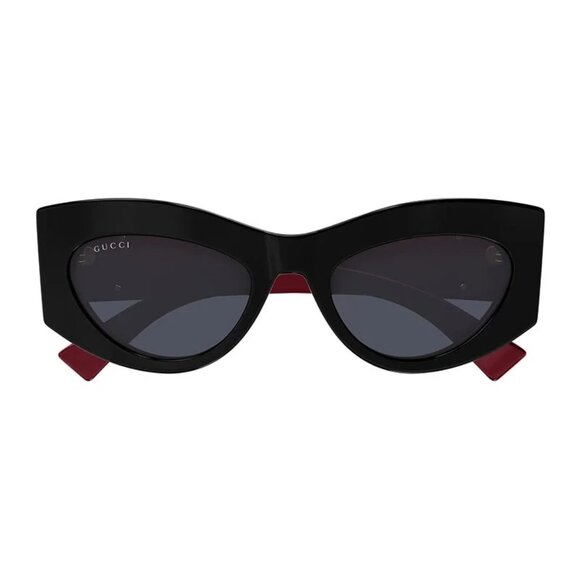 NEW GUCCI SUNGLASSES BLACK RED WOMEN EYEWEAR GUCCI GG1843S 006 - Picture 2 of 4